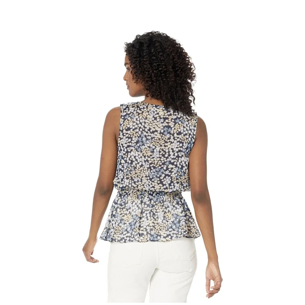 Michael Kors Floral Sleeveless Top Size XS
